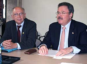 Peter G&ouml;tz und Senator Eloy 